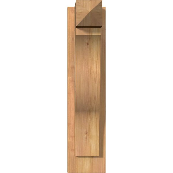 Funston Arts & Crafts Smooth Outlooker, Western Red Cedar, 5 1/2W X 12D X 24H